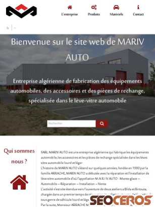 marivauto.com tablet náhled obrázku