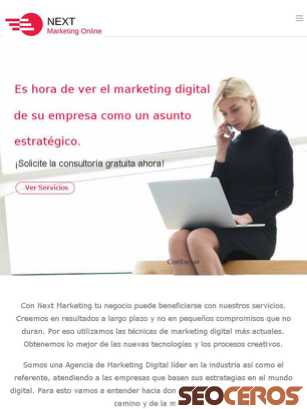 marketingeninternet.mx tablet náhled obrázku