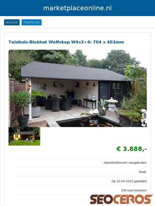 marketplaceonline.nl/tuin-en-terras/tuinhuisjes-blokhutten-en-kassen/g/tuinhuis-blokhut-wolfskap-w4x3-4-704-x-402mm-1501 tablet prikaz slike