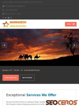 marrakecholidays.com tablet náhľad obrázku