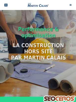 martin-calais.fr tablet előnézeti kép
