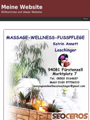 massage-wellness-laschinger.de tablet preview