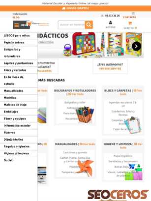 materialescolar.es tablet förhandsvisning