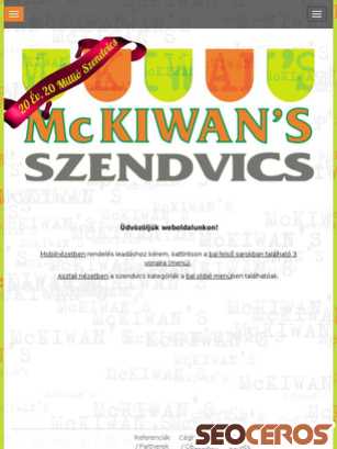 mckiwans.hu tablet náhľad obrázku
