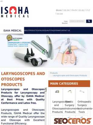 medical-isaha.com/en/categories/laryngoscope tablet előnézeti kép