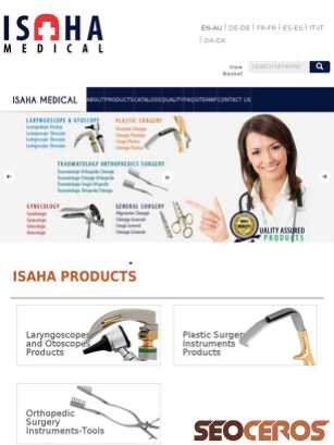 medical-isaha.com/en/isaha-products tablet obraz podglądowy