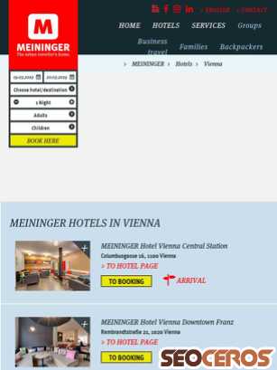 meininger-hotels.com/en/hotels/vienna tablet previzualizare