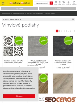 merkurymarket.sk/vinylove-podlahy tablet förhandsvisning