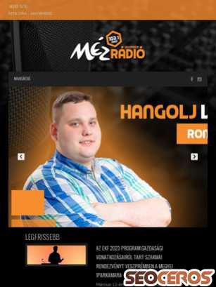 mezradio.hu tablet előnézeti kép