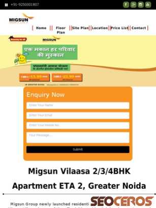 migsunvilaasa.org.in tablet náhľad obrázku