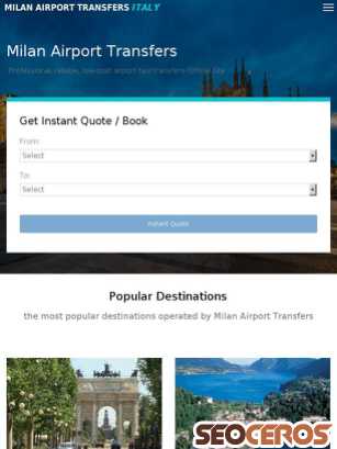 milanairporttransfers-italy.com tablet náhľad obrázku