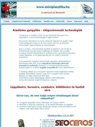 miniplasztika.hu tablet előnézeti kép