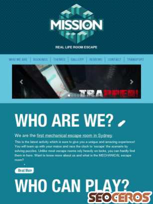 missionsydney.com tablet náhľad obrázku
