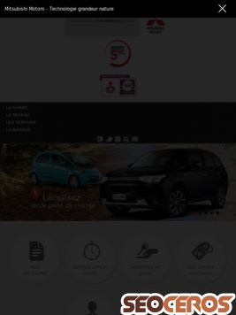 mitsubishi-motors.fr tablet náhľad obrázku