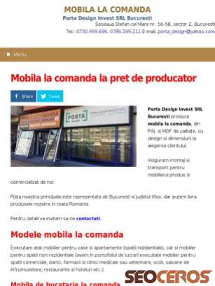 mobilabucuresti.com tablet previzualizare