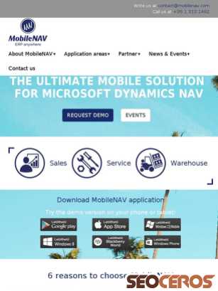 mobilenav.com tablet náhled obrázku