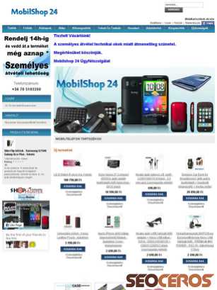 mobilshop24.eu tablet förhandsvisning