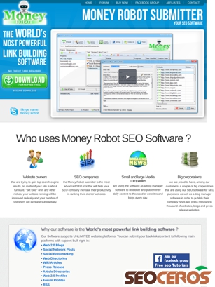 moneyrobot.com tablet Vista previa