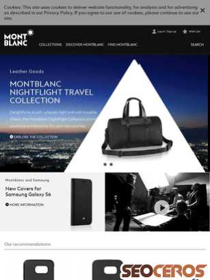 montblanc.com tablet náhľad obrázku