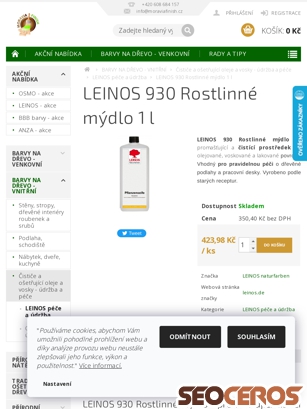 moraviafinish.cz/leinos-pece-a-udrzba/leinos-930-rostlinne-mydlo tablet previzualizare