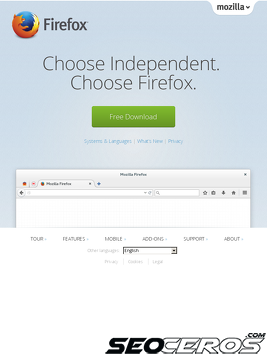 firefox.com tablet vista previa