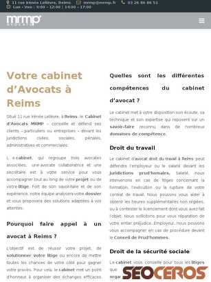 mrmp.fr tablet preview