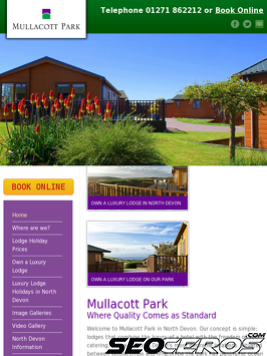 mullacottpark.co.uk tablet előnézeti kép