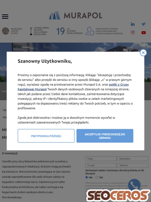 murapol.pl/oferta/katowice/murapol-nowy-bazantow tablet preview