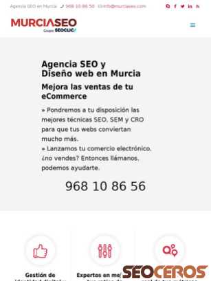 murciaseo.com tablet förhandsvisning