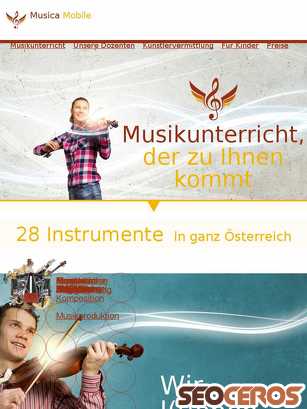 musica-mobile.at tablet Vorschau