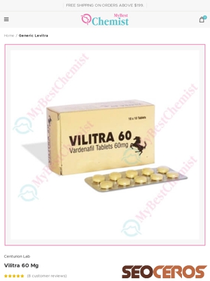 mybestchemist.com/vilitra-60-mg tablet náhľad obrázku