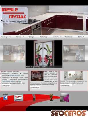 myziak.com.pl tablet förhandsvisning