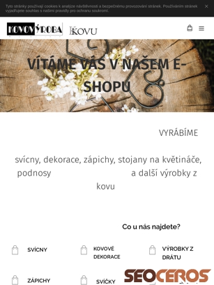 n-kovo.cz tablet náhled obrázku