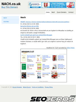 nach.co.uk tablet előnézeti kép