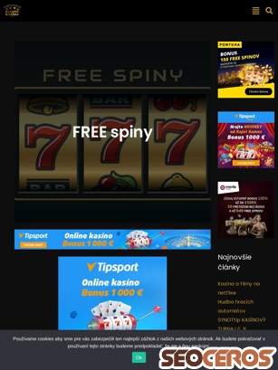 najlepsie-kasina.sk/free-spiny tablet förhandsvisning