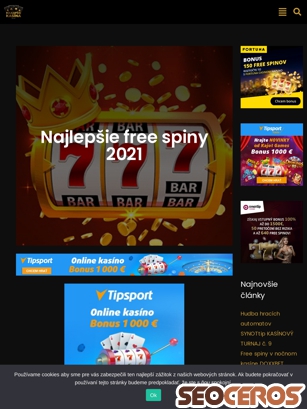 najlepsie-kasina.sk/najlepsie-free-spiny-2021 tablet preview