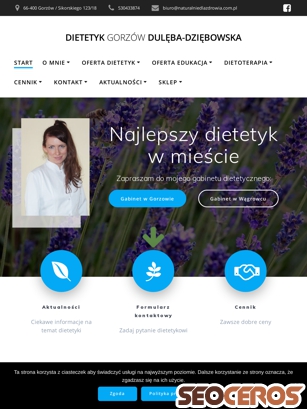 naturalniedlazdrowia.com.pl tablet previzualizare