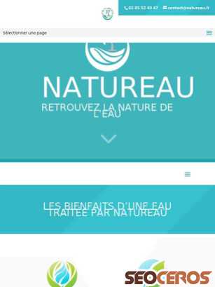 natureau.fr tablet vista previa