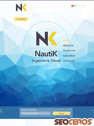 nautikingenieria.com tablet förhandsvisning