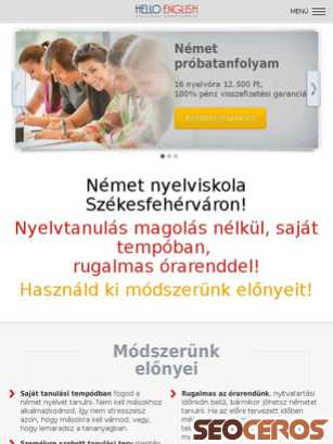 nemet-nyelvtanfolyam-szekesfehervar.hu tablet preview