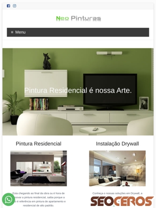 neopinturas.com.br tablet náhľad obrázku
