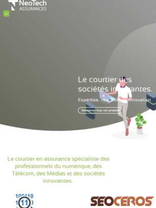neotech-assurances.fr tablet previzualizare