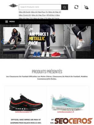 newnikesneaker.fr tablet preview