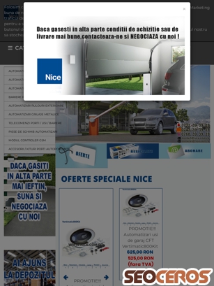 nice.com.ro tablet preview