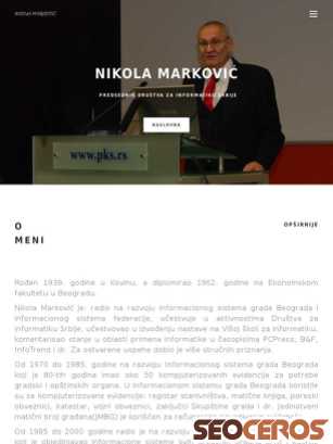 nikolamarkovic.in.rs tablet förhandsvisning