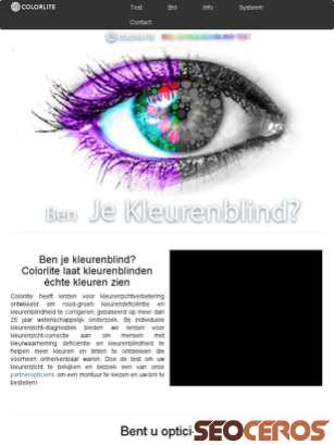 nl.colorlitelens.com tablet Vista previa
