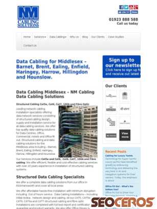 nmcabling.co.uk/data-cabling-middlesex tablet előnézeti kép