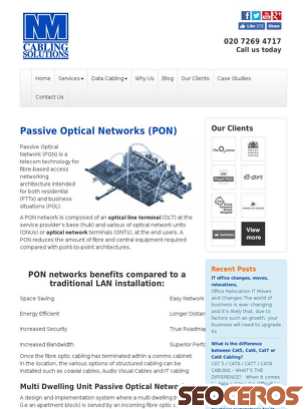 nmcabling.co.uk/passive-optical-network-pon-installation tablet previzualizare