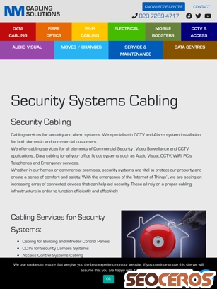 nmcabling.co.uk/services/security-cabling tablet obraz podglądowy