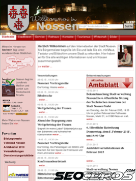 nossen.de tablet náhled obrázku